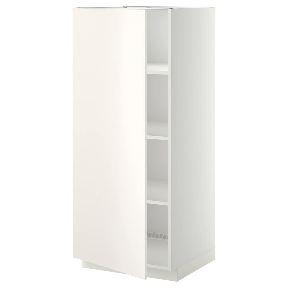 Высокий шкаф с полками, белый/Веддинге белый 60x60x140 см IKEA METOD МЕТОД 994.448.09 - фото 1