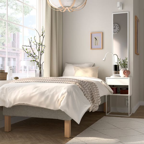 TVERSTED Ковер, короткий ворс - бежевый 133x195 см - фото 3