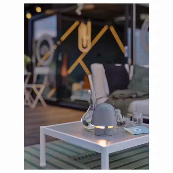 SEGERÖN Садовый столик - белый/бежевый 73x73 см - фото 12