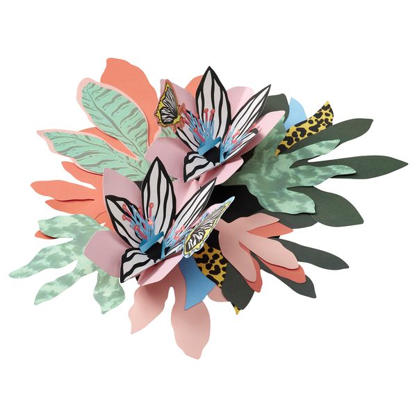 Украшение, цветок разноцветный IKEA ÖMSESIDIG 705.499.96 - фото 3