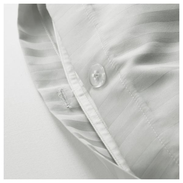 Пододеяльник и 2 наволочки НАТТЭСМИН, светло-серый (200x200/50x70 см) - фото 3