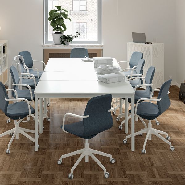 Стол, 130x70 см, белый IKEA TOMTOMMARYD ТОММАРЮД ТОММАРЮД 993.874.89 - фото 5