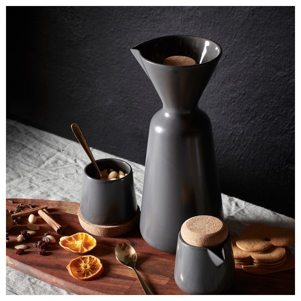 Сахарница и сливочник ВИНТЕР 2017, серый - фото 4