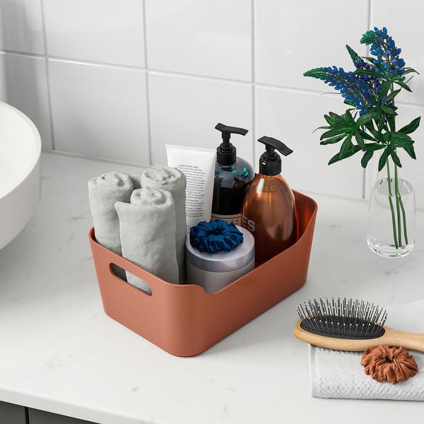 UPPDATERA Контейнер - красно-коричневый 24x17 см - фото 4