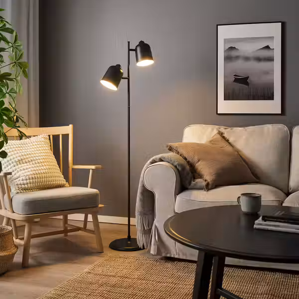 KLÖVING КЛЁВИНГ Светильник напольный - антрацит - фото 2