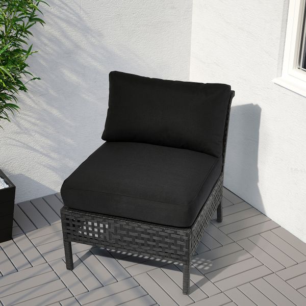 1-местная секция, садовая, черно-коричневый IKEA KUNGSHOLMEN КУНГСХОЛЬМЕН 603.761.23 - фото 4