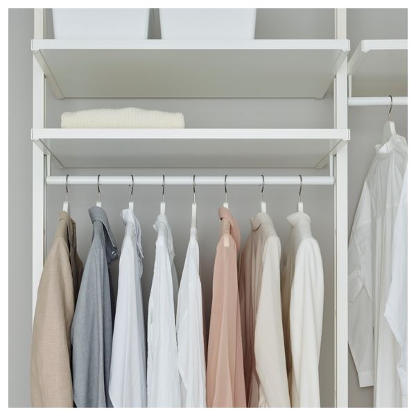 2 секции ЭЛВАРЛИ, белый (175x51x222-350 см) - схема-чертеж с размерами