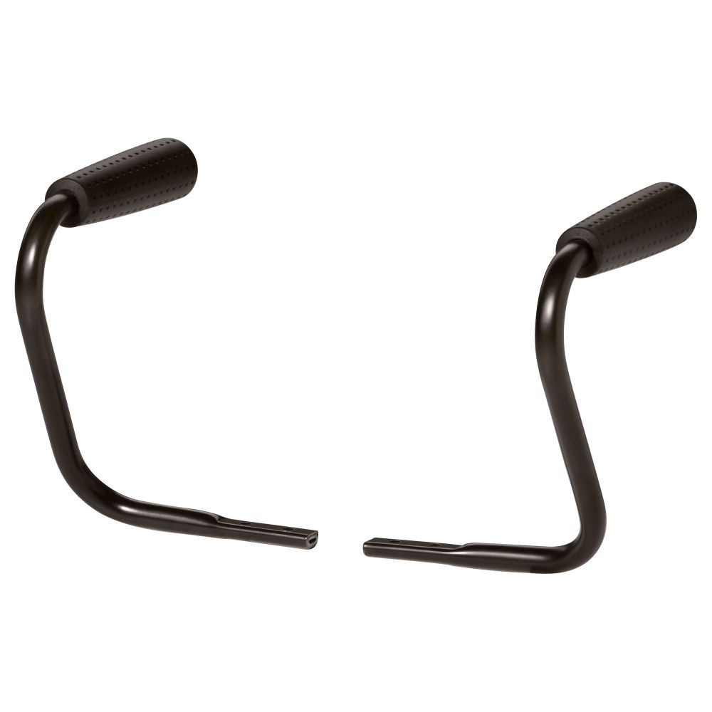 Комплект подлокотников 2 штуки НОМИНЕЛЬ, черный - схема-чертеж с размерами