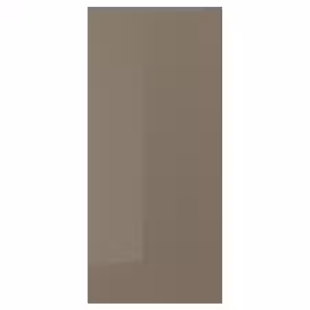 VOXTORP Накладная панель - глянцевый темный серо-коричневый 39x86 см