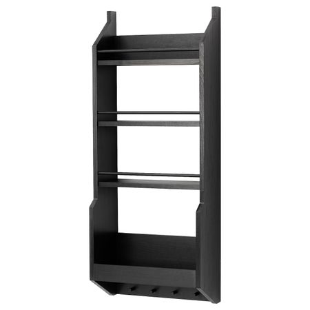 Полка навесная, черный IKEA VADHOLMA ВАДХОЛЬМА 303.591.82
