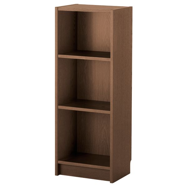 Стеллаж, 40x28x106 см, коричневый ясеневый шпон IKEA BILLY БИЛЛИ 303.233.48 - фото 2