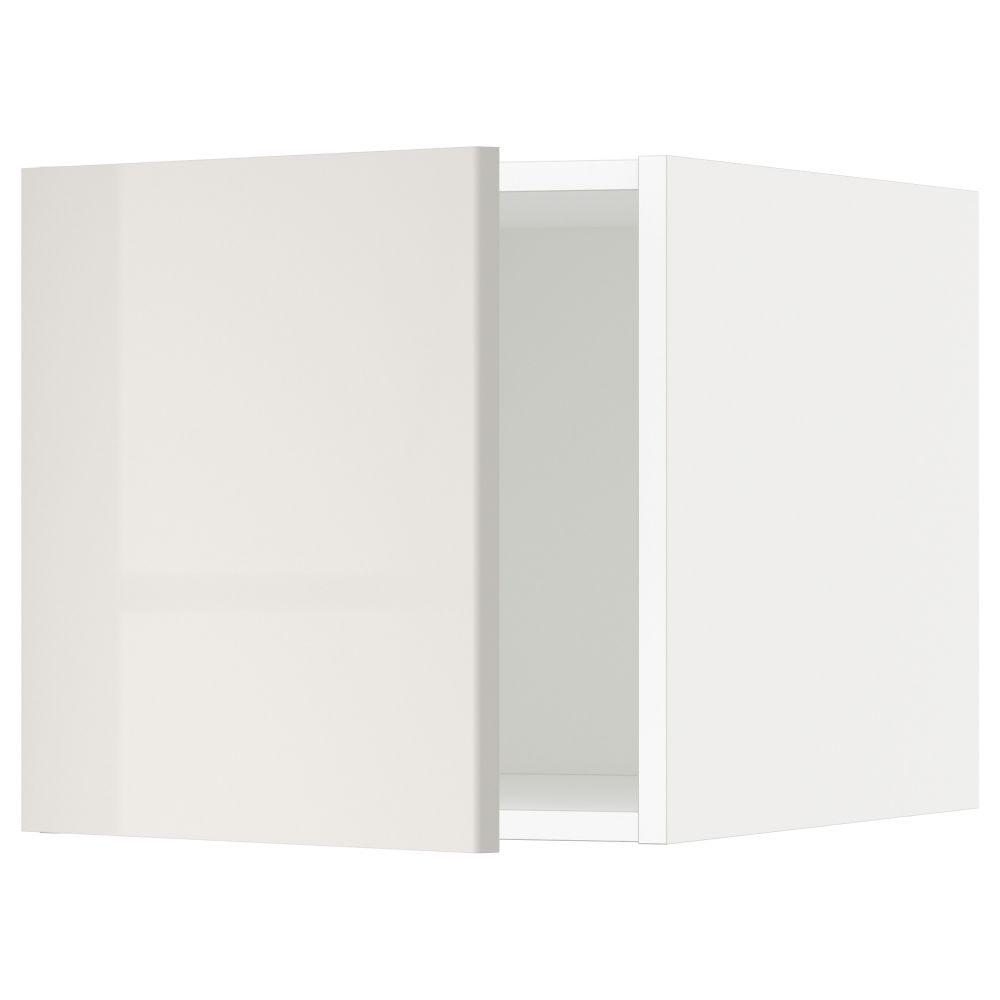 Верхний шкаф, белый, Ringhult светло-серый, 40x40 см IKEA METOD МЕТОД 094.693.85 - фото 1