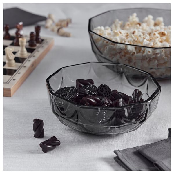 Миска, серый, 19 см IKEA HÖSTAGILLE 705.754.76 - схема-чертеж с размерами