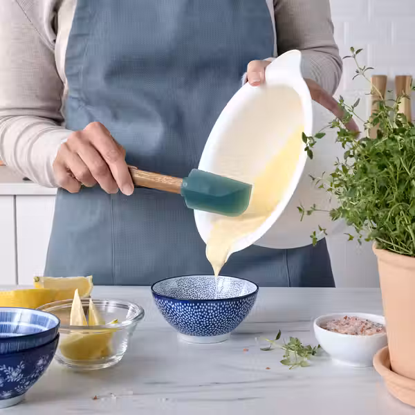 BÄCKRÖDING Лопаточка, 2 шт. - дерево/темный серо-зеленый - фото 3