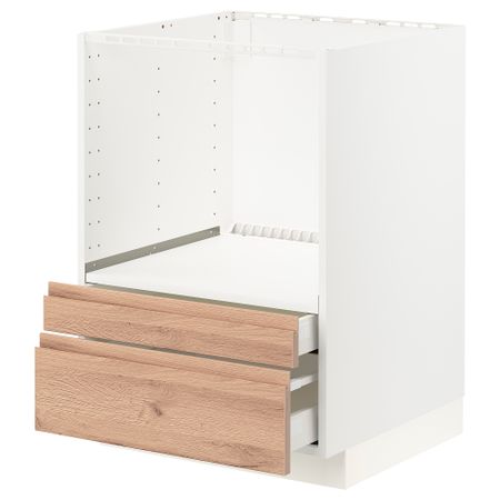Напольный шкаф для комби СВЧ, ящики, 60x60 cm IKEA METOD МЕТОД, MAXIMERA МАКСИМЕРА 194.031.29