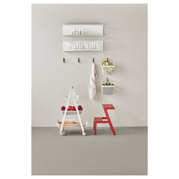 Табурет-лестница, коричнево-красный IKEA MÄSTERBY МЭСТЕРБИ 304.023.26 - фото 3