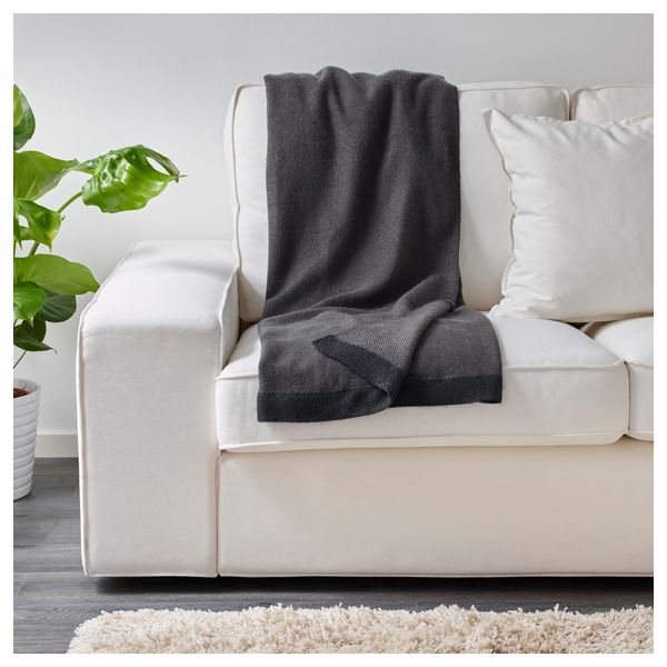 Плед ХЕНРИКА, черный (120x180 см) - фото 3