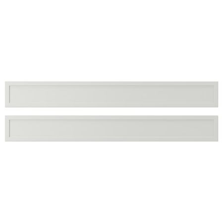 ASPUDDEN Фронтальная панель ящика - светло-серый 80x10 см