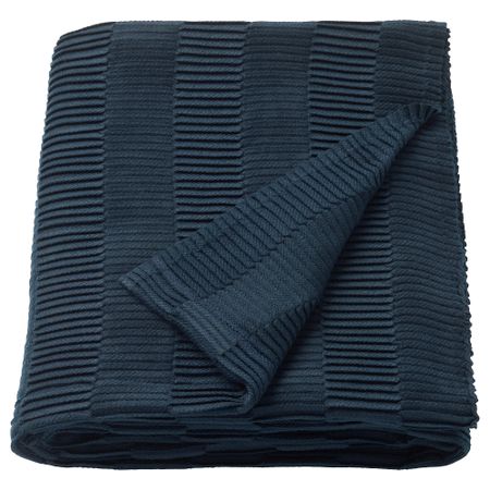 Плед ВЭГМОЛЛА, синий (120x160 см)