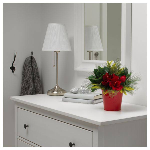 Искусственное растение в горшке ФЕЙКА, оформление красный (12 см) - фото 2