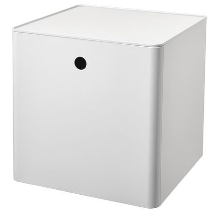 KUGGIS Контейнер с крышкой - белый 32x32x32 см