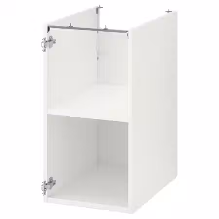 ENHET Напольный шкаф с полкой - белый 40x60x75 см