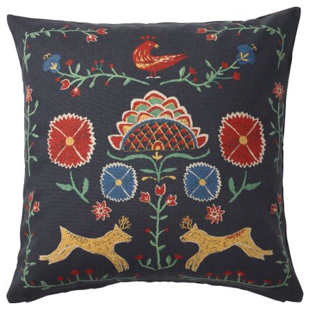 Чехол на подушку РЕНРЕПЕ, разноцветный (50x50 см)