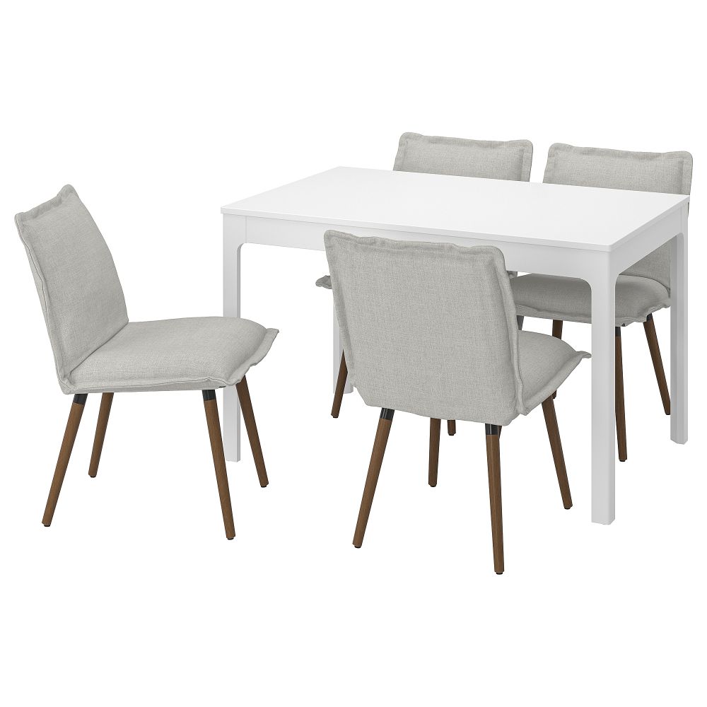 Стол и 4 стула IKEA KLINTEN, EKEDALEN ЛЕН ЭКЕДАЛЕН 095.058.97 - фото 1