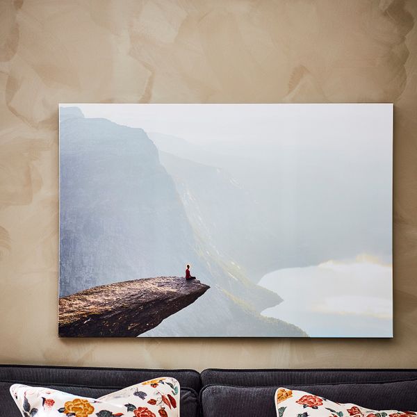 Картина, Язык Тролля, Норвегия 100x70 см IKEA PJÄTTERYD ПЬЕТТЕРИД 504.914.87 - схема-чертеж с размерами