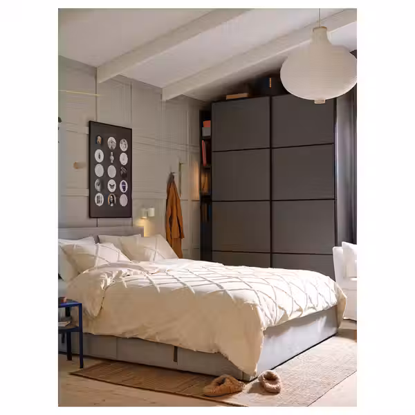 RISBYN / HAVSDJUP ХАВСДЬЮП Подвесной светильник - в форме луковицы/белый 57 см - фото 4