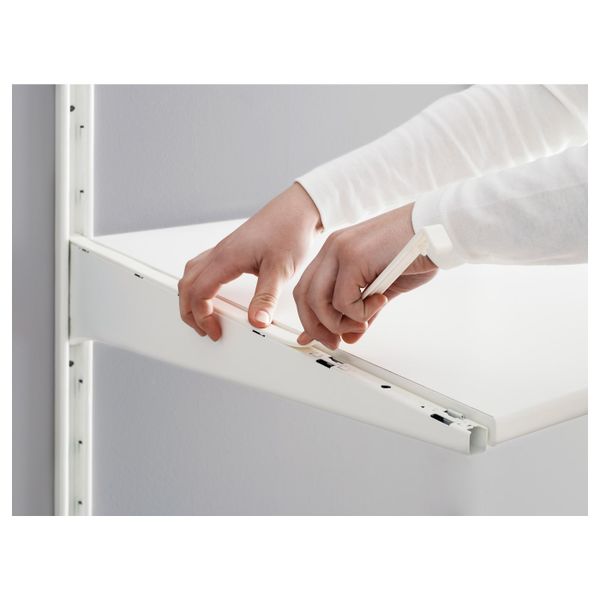 Консоль, белый 58 см IKEA АЛЬГОТ 603.794.66 - схема-чертеж с размерами