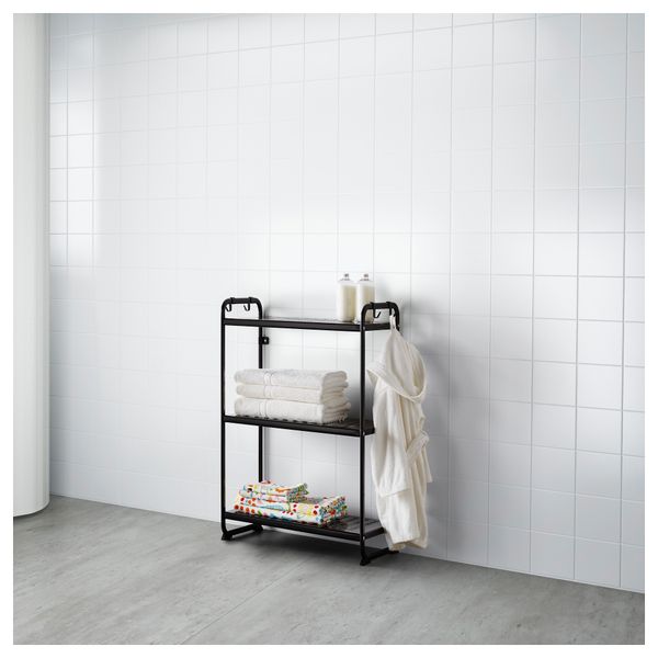 Стеллаж МУЛИГ, черный (58x34x90 см) - фото 3