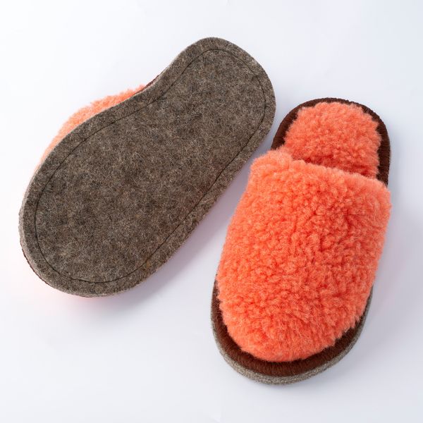 Тапочки, оранжевый-красный S/M IKEA FEGEN ФЕГЕН 705.183.96 - фото 2