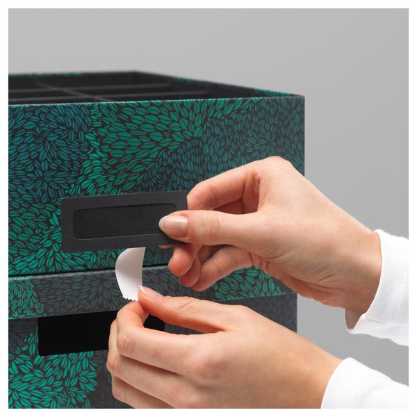 Ящик с отделениями ТЬЕНА, черно-синий (27x35x10 см) - фото 2