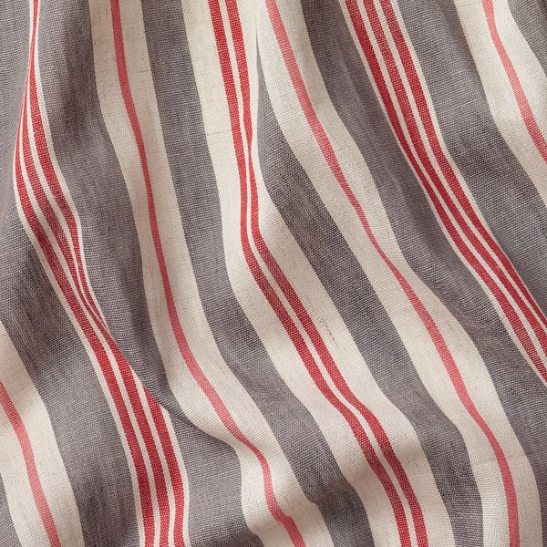 Гардины, 2 шт., серый/красный в полоску 145x300 см IKEA BERGSKRABBA БЕРГСКРАББА 204.508.60 - фото 4