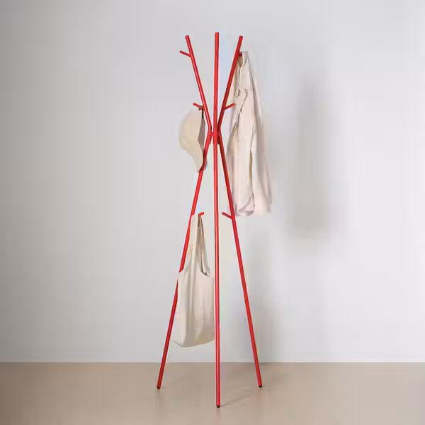 EKRAR Вешалка - ярко-красный 169 см - схема-чертеж с размерами