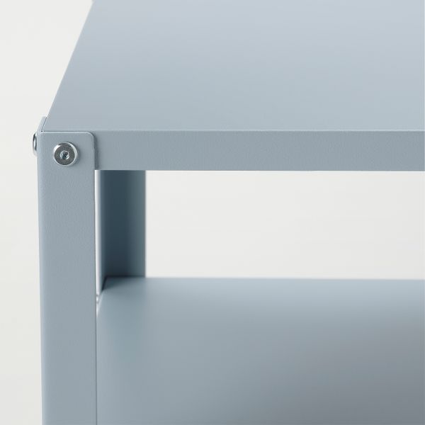 Тумба прикроватная, серо-синий светлый 37x28 см IKEA KNARREVIK КНАРРЕВИК 105.155.41 - фото 4