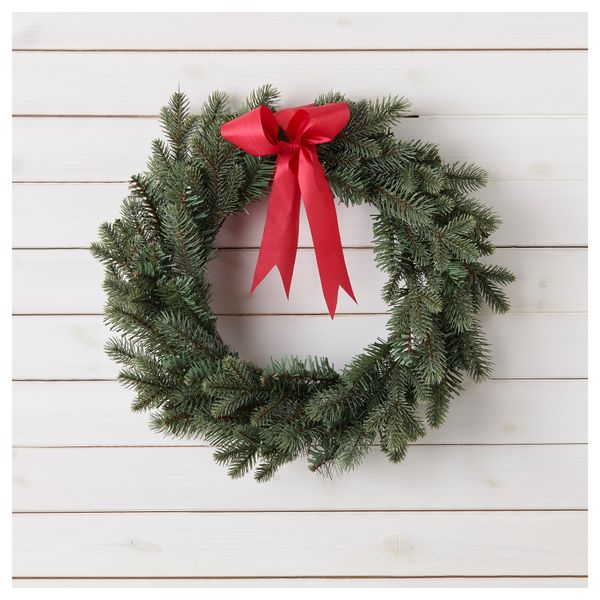 Искусственный венок СМИККА, д/дома/улицы, ель (45 см) - фото 3