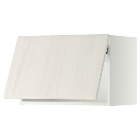 Горизонтальный навесной шкаф МЕТОД, белый, Росдаль белый