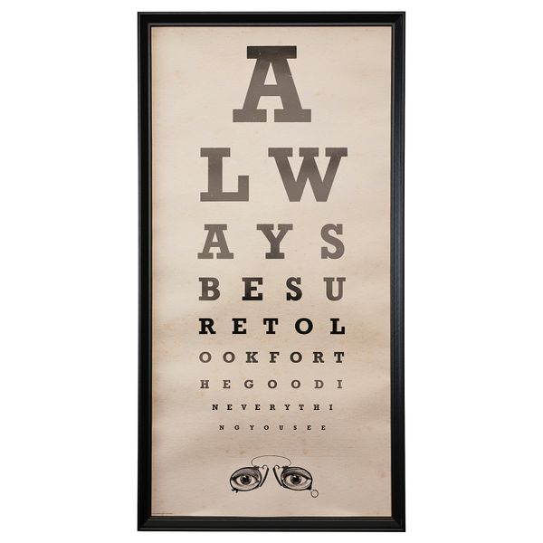 Рама с постером, 35x70 см, Always be sure IKEA KNOPPÄNG КНОППЭНГ 505.607.01 - фото 1
