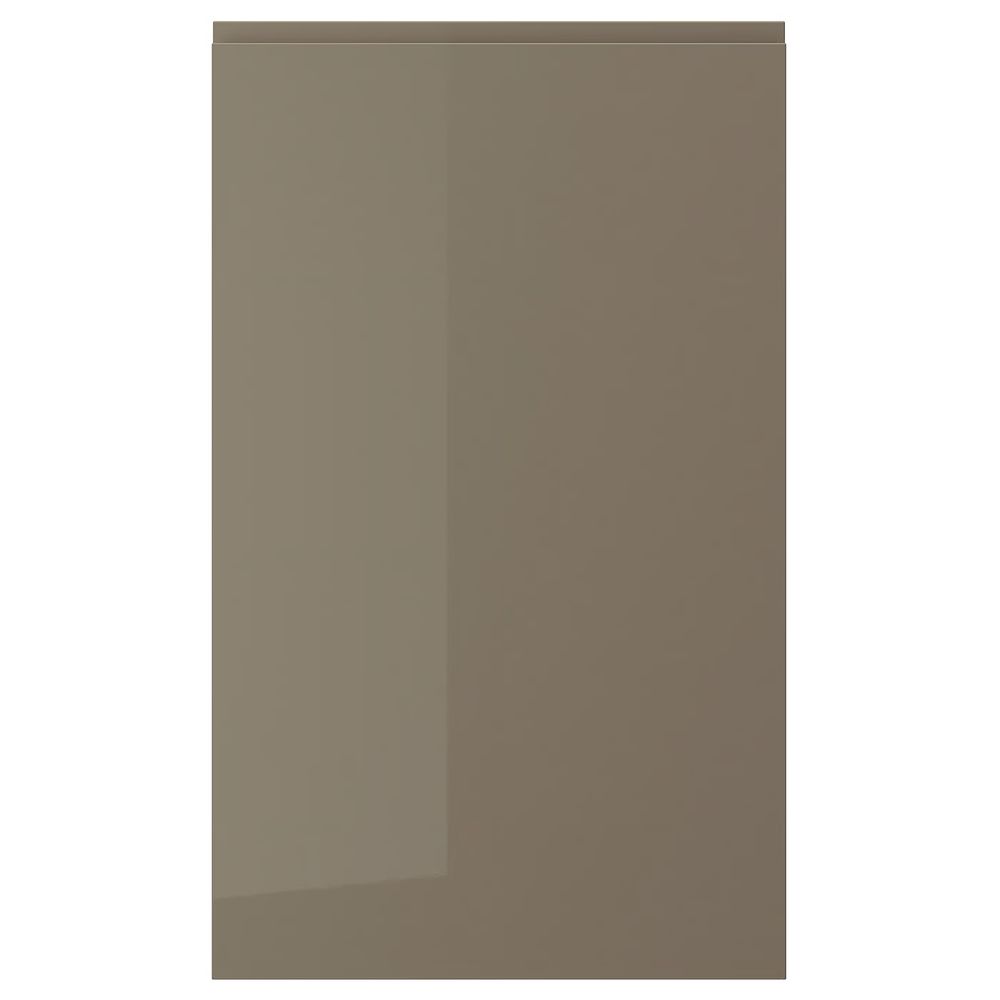 VOXTORP Дверь - глянцевый темный серо-коричневый 60x100 см - фото 1