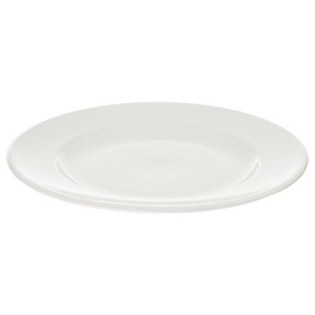 Тарелка десертная, 21 см, белый с оттенком IKEA VARDVARDAGEN ВАРДАГЕН ВАРДАГЕН 702.892.86