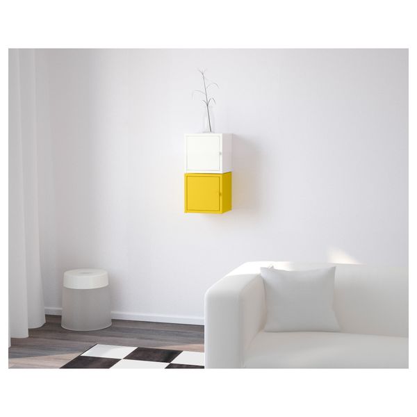 Комбинация для хранения ЛИКСГУЛЬТ, белый, желтый (25x50 см) - фото 3