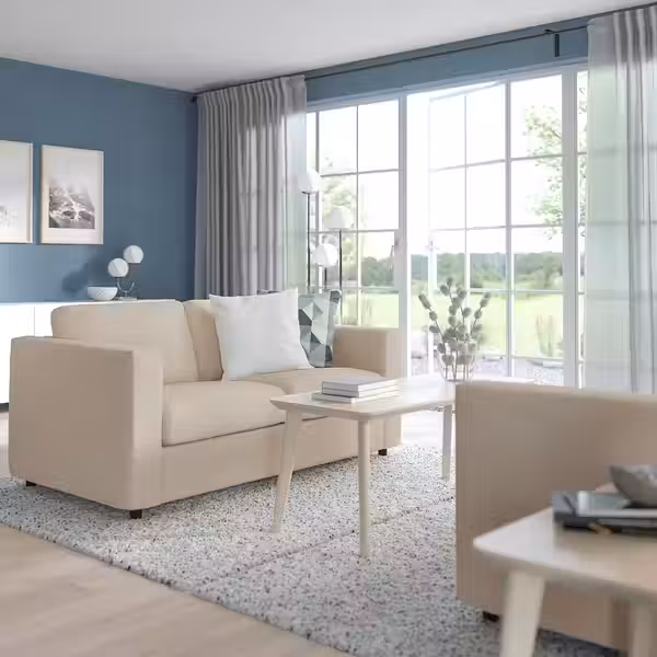 VIMLE 2-местный диван - Hallarp бежевый - фото 2