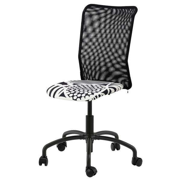 Рабочий стул ТУРБЬЁРН, черный Кварнаторп черный - фото 1