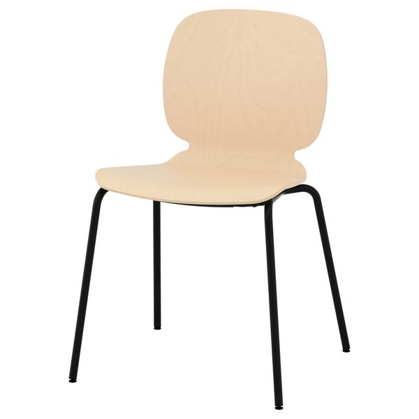 Стул СВЕН-БЕРТИЛЬ, береза, Брур-Инге черный - фото 1