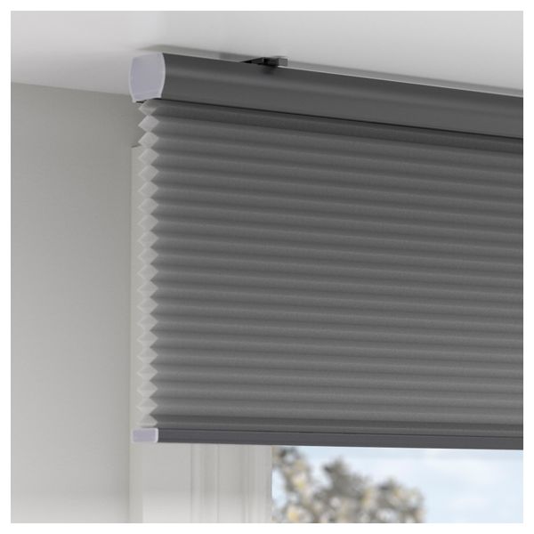 Сотовые жалюзи ХОППВАЛС, серый - схема-чертеж с размерами