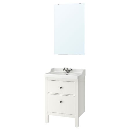 Комплект мебели для ванной, 4 предмета, 62 cm IKEA HEMNES ХЕМНЭС, RÄTTVIKEN РЭТТВИКЕН 893.332.13