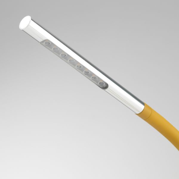 Рабочая лампа, светодиодная, желтый/серебристый IKEA HÅRTE ХОРТЕ 604.469.89 - схема-чертеж с размерами