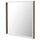 Зеркало СКОГСВОГ, белый, буковый шпон (40x40 см)